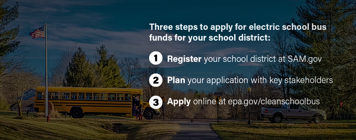 Applications for the EPA’s $5 billion Clean School Bus Program are open!